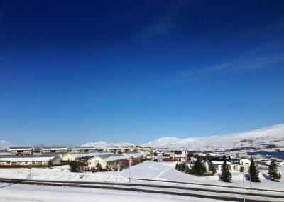 Ásatún útsýni Akureyri