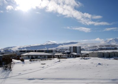 Ásatún útsýni Akureyri